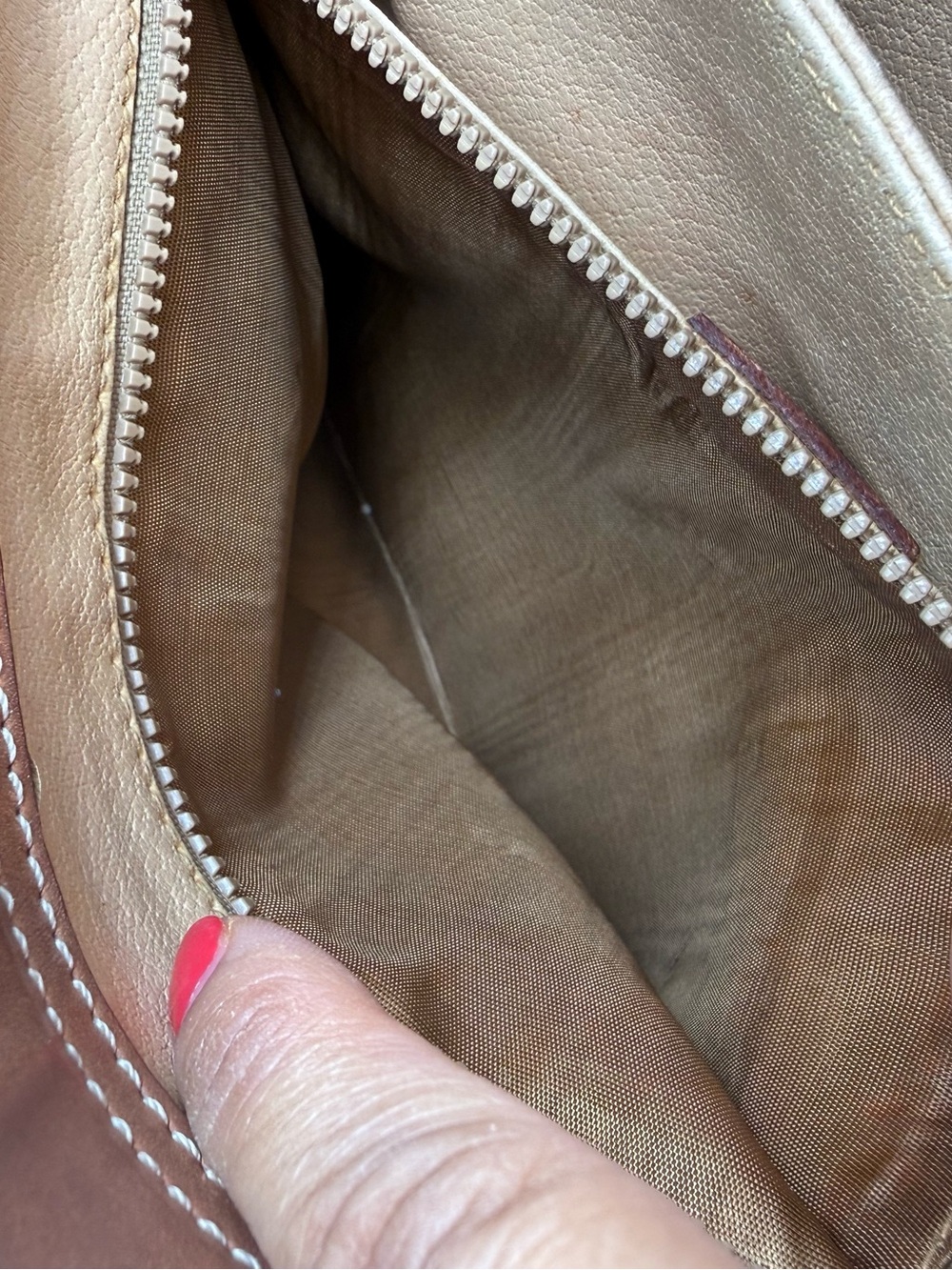Celine Vintage Macadam Handbag w/ Unbranded Chain - Picture 15 of 16